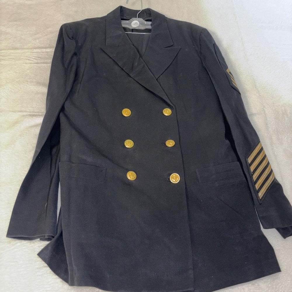 US Navy Women's Dress Blue Uniform Set Chief Petty Officer Jacket Pants